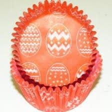 Orange Easter Egg Baking Cups