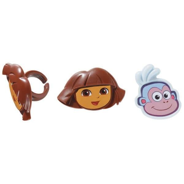 Dora the Explorer Cupcake Rings