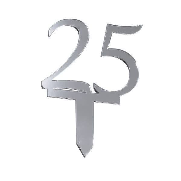 25th Anniversary Cupcake Picks