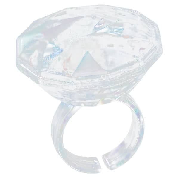 Diamond Wedding Ring (Iridescent) 6/pkg