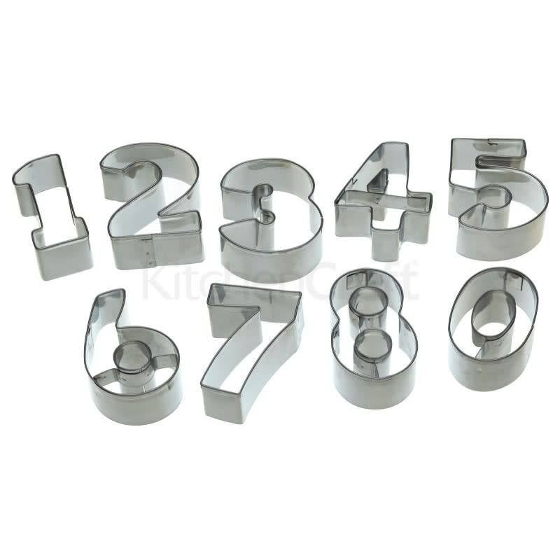 Mini Number Cookie Cutter Set (Mini)