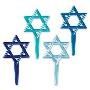 Star of David Cupcake Picks