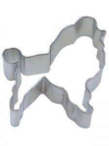 Poodle Cookie Cutter (3&quot;)