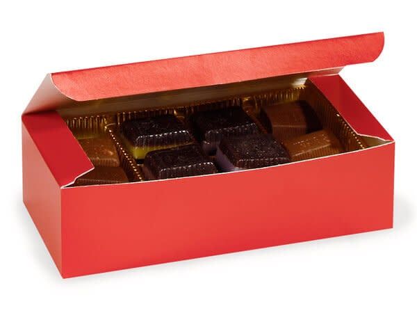 Red Candy Box (1 lb.) 7x3.5x2"
