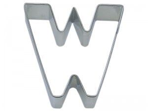 Letter "W" Cookie Cutter(3")