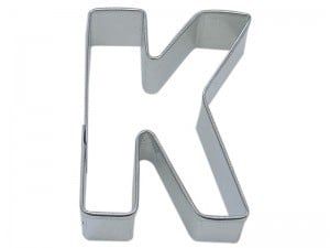 Letter "K" Cookie Cutter(3")
