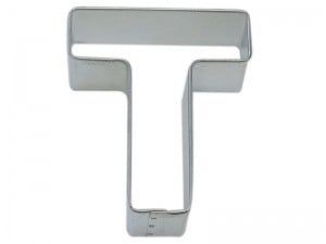 Letter "T" Cookie Cutter