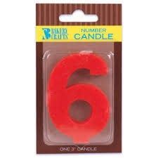 Block Candle "6"