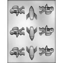Space Assortment Candy Mold (1-5/8&quot;)