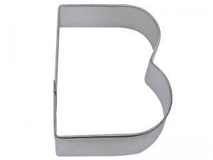 Letter "B" Cookie Cutter (3")