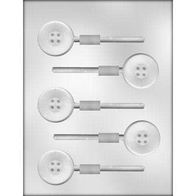 Button Chocolate Sucker Mold (1-3/4")