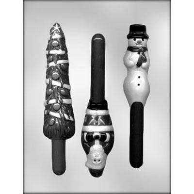 Pretzel Rod Christmas Asst. Mold