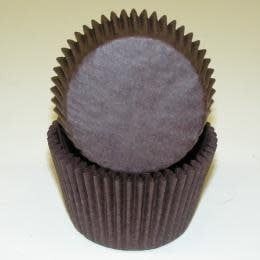 Brown Jumbo Baking Cups (40-50ct)
