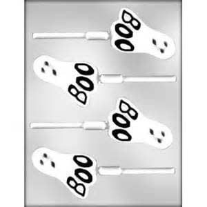 Ghost Boo Chocolate Sucker Mold