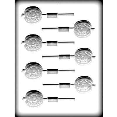 Small Jack-O-Lantern Chocolate Sucker Mold