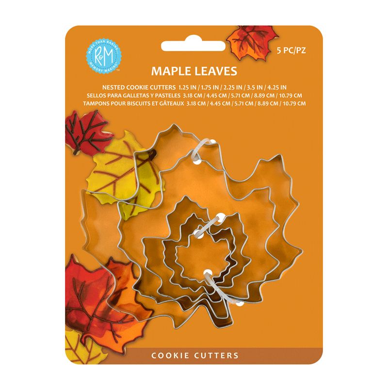 Maple Leaf Cookie Cutter (Set of 5)