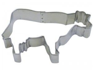 Cow Cookie Cutter (3.75")