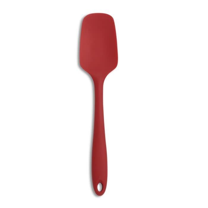Silicone Spoon Shaped Spatula -RED