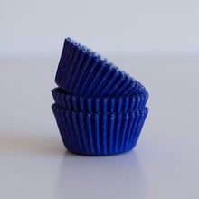 Mini Royal Blue Baking Cups (45-55ct)