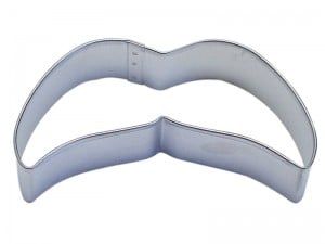 Moustache Cookie Cutter B (4")