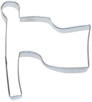 Flag Cookie Cutter #2 (4")
