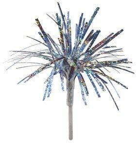 Mylar Spray Picks (Silver) (6 pieces)