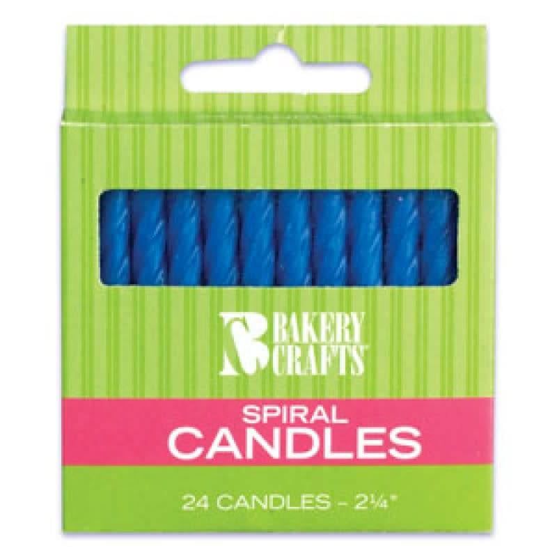 Spiral Candles (Blue)