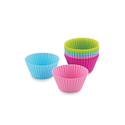 Silicone Baking Cups, Rainbow (set of 12)