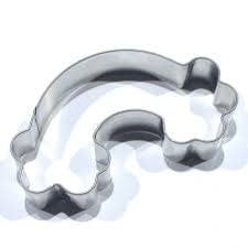 Rainbow with Clouds Cookie Cutter (4.5")