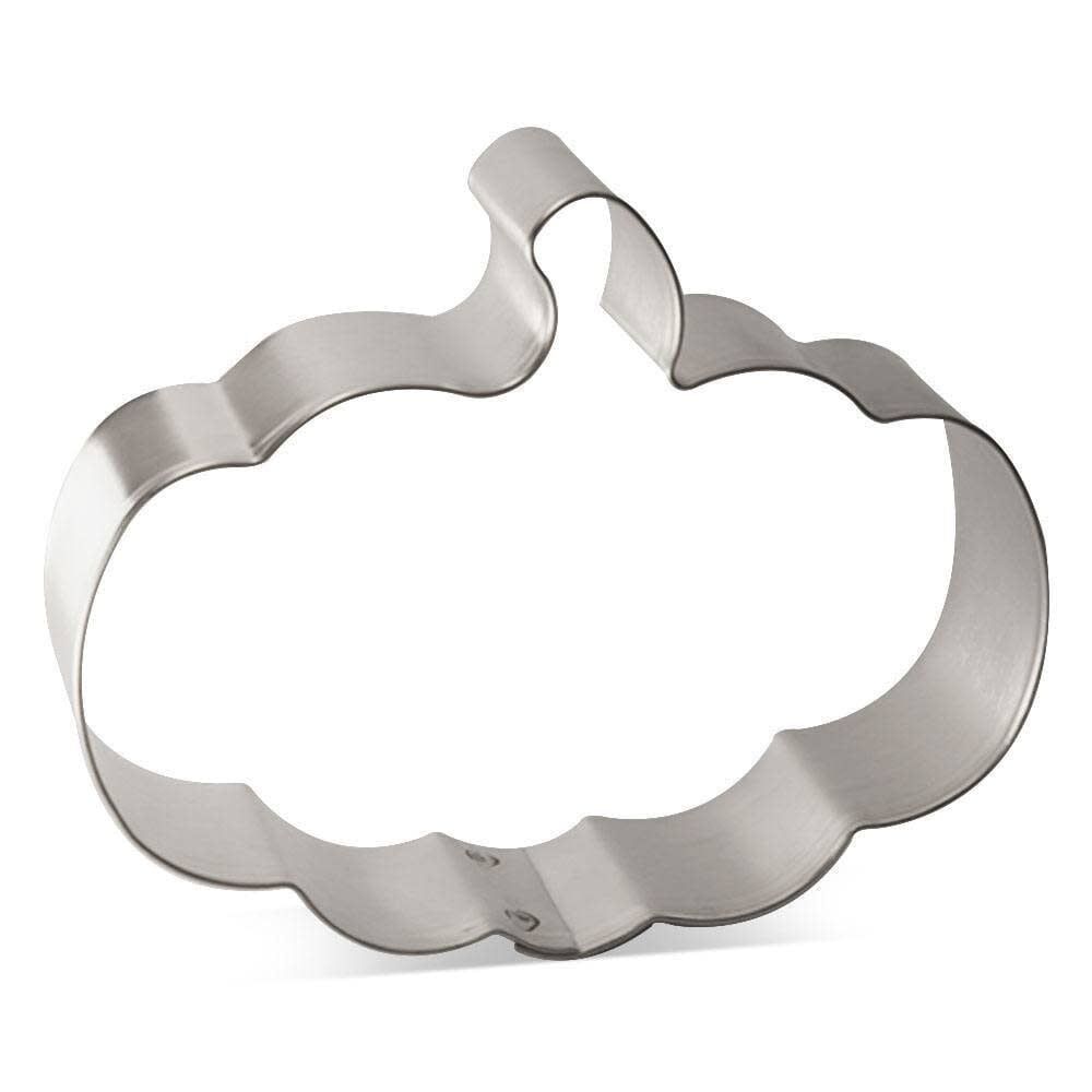 Flat Pumpkin Cookie Cutter (3.75")