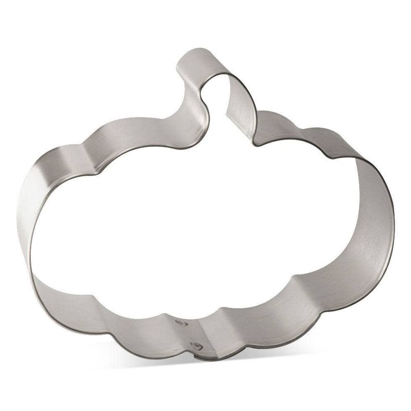 Flat Pumpkin Cookie Cutter (3.75")