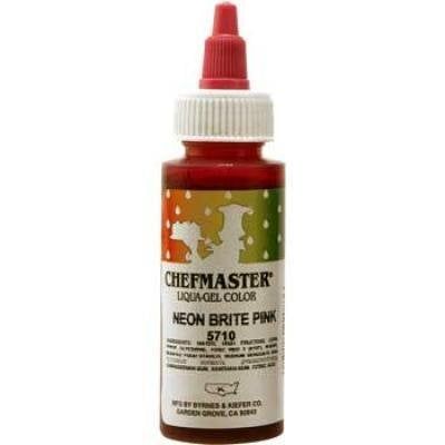 Neon Pink Chefmaster Liqua-gel 2.3 ounce