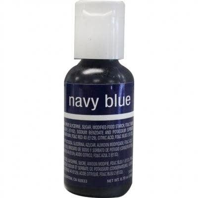 Navy Blue Chefmaster Liqua-gel 3/4 oz.