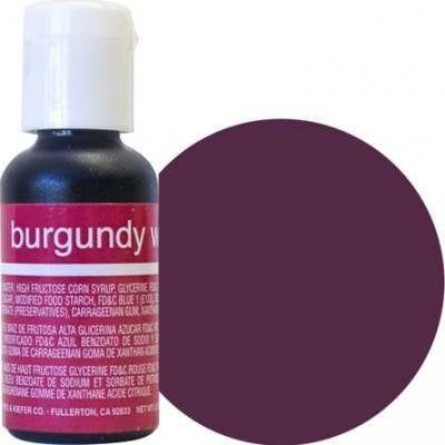 Burgundy Wine Chefmaster Liqua-gel 3/4 ounce