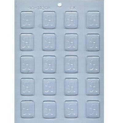 Initial &quot;H&quot; Mint Chocolate Mold (1-1/4&quot;)