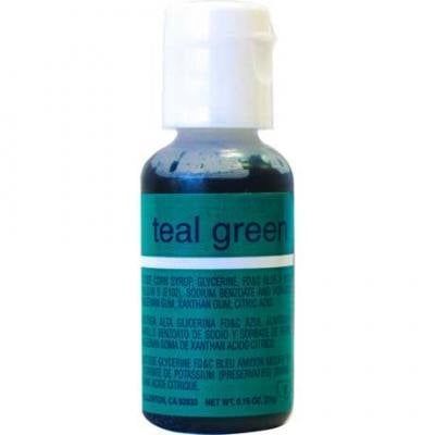 Teal Green Chefmaster Liqua-gel 3/4 ounce