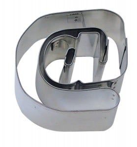 "@" Symbol Cookie Cutter 3"