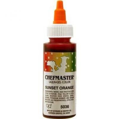 Sunset Orange ChefMaster Liqua-gel 2.3 OZ