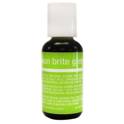 Neon Green Chefmaster Liqua-Gel 3/4oz.