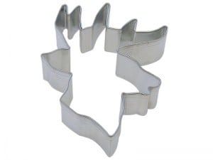 Deer Head Cookie Cutter (4")