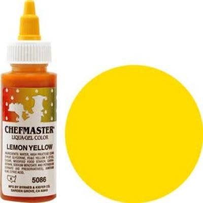 Lemon Yellow ChefMaster Liqua-Gel(2.3oz)