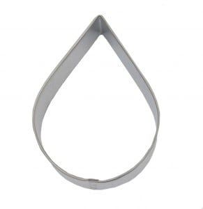 Teardrop/Raindrop Cookie Cutter 3.5"
