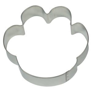 Dog Paw Print Cookie Cutter (2.5")