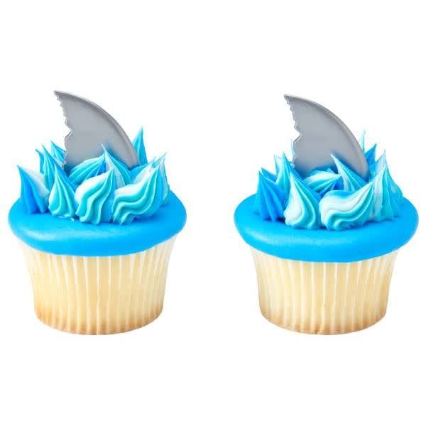 Shark Fin Cupcake Picks (12/pkg)