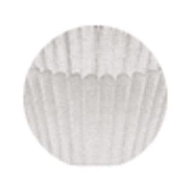 WHITE CANDY CUPS #3  (40-50 per pkg)