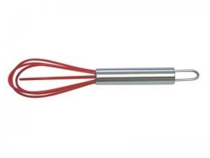 Mini Silicone Whisk - Red (5.75&quot;)