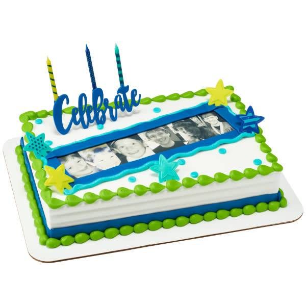 Celebrate Candle Holder Cake Topper