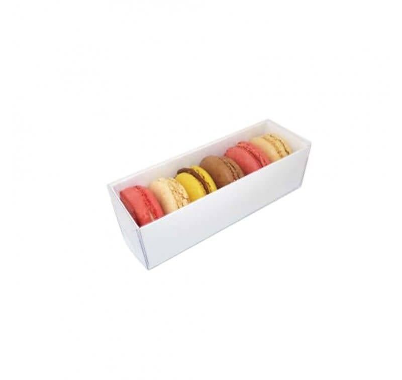 Macaron Box with Clear Lid (sleeve)