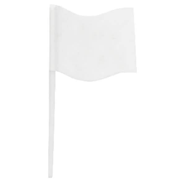 White Flag Cupcake Picks (12/pkg)