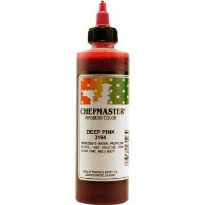 Chefmaster Airbrush Color 9oz. (Deep Pink)